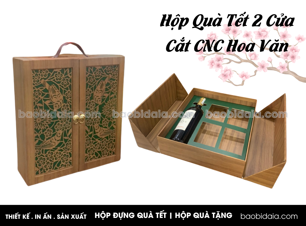 Hộp Quà Tết 2 Cửa